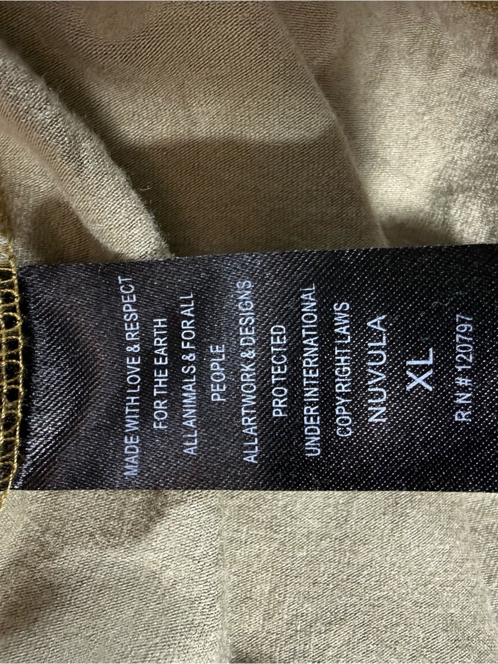 Nuvalia Pink and Olive Long Sleeve Top - Picture 8 of 9